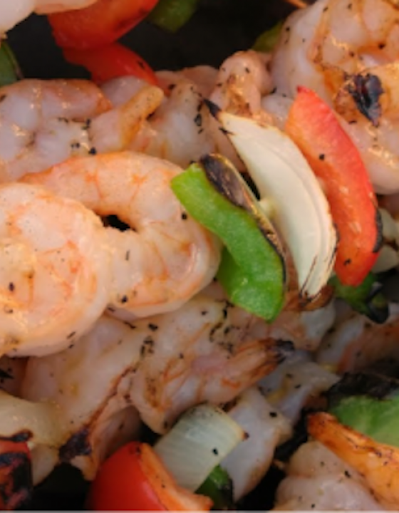 Cooking like a Chef at home with Chef Pato Pérsico! – Grilled Shrimp and Vegetable Brochette